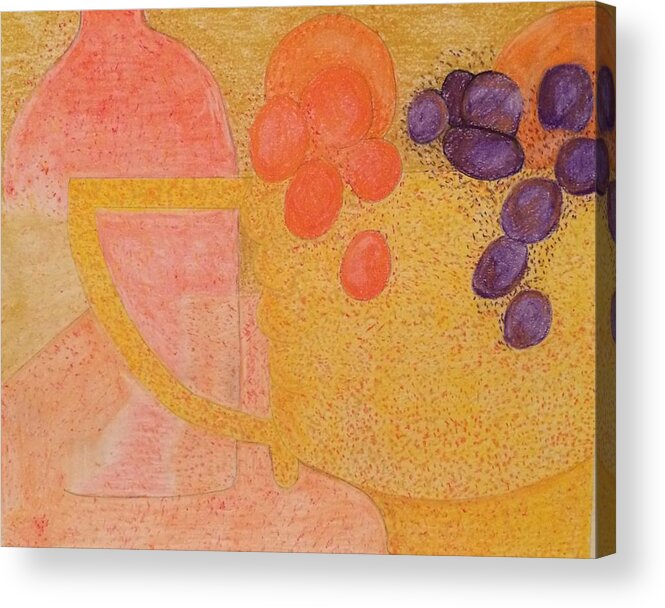 Still Life Acrylic Print featuring the drawing Still Life by Samantha Lusby