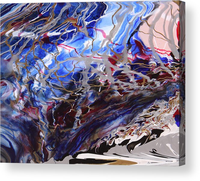 Fusionart Acrylic Print featuring the painting Synapse by Ralph White