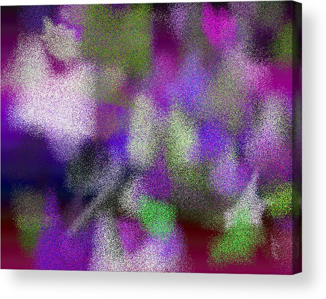 Abstract Acrylic Print featuring the digital art T.1.1629.102.5x4.5120x4096 by Gareth Lewis