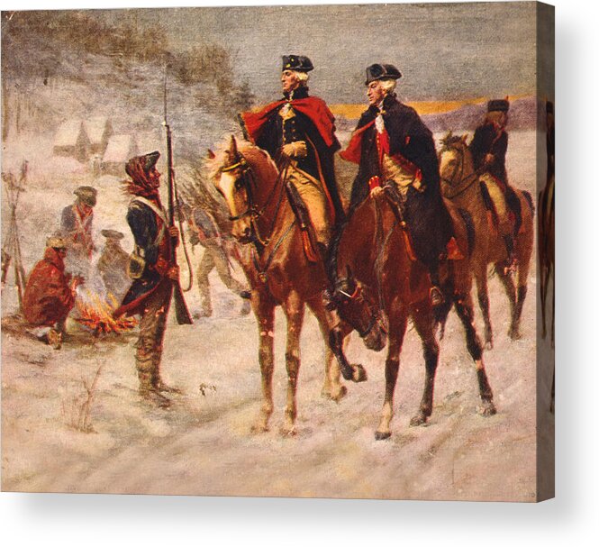 1700s Acrylic Print featuring the photograph The American Revolution, Washington by Everett