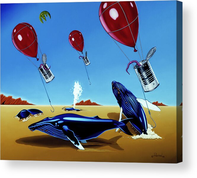  Acrylic Print featuring the painting The Chase by Paxton Mobley