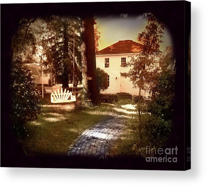 California Acrylic Print featuring the photograph The Empty Swing by Laura Iverson
