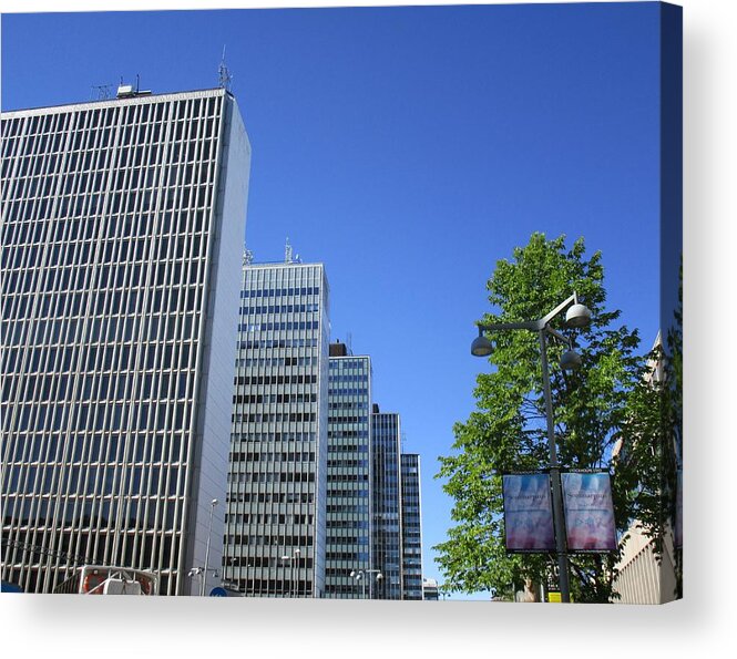 City Acrylic Print featuring the photograph The Five Trumpets by Rosita Larsson