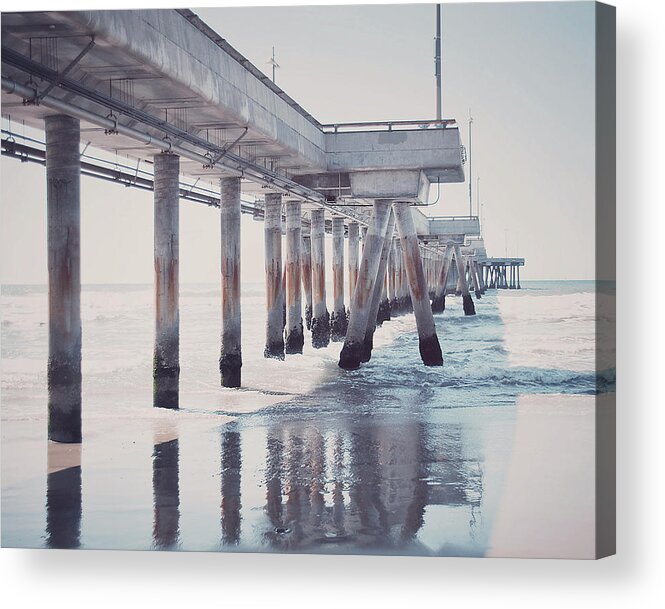 Photograph Acrylic Print featuring the photograph The Pier by Nastasia Cook