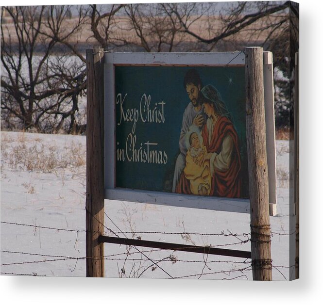 Christmas Acrylic Print featuring the photograph The Real Thing by Al Swasey