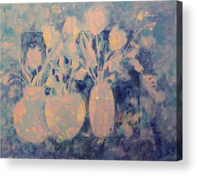 Acrylic Acrylic Print featuring the painting Undecided by Sharon K Wilson 