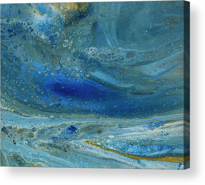 Abstract Acrylic Print featuring the painting Underworld by Darice Machel McGuire