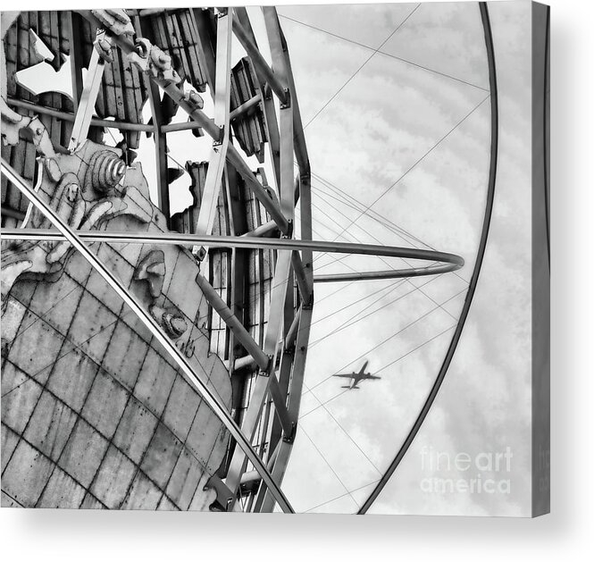 World's Fair Acrylic Print featuring the photograph Unisphere 1964 World's Fair Queens NY by Chuck Kuhn