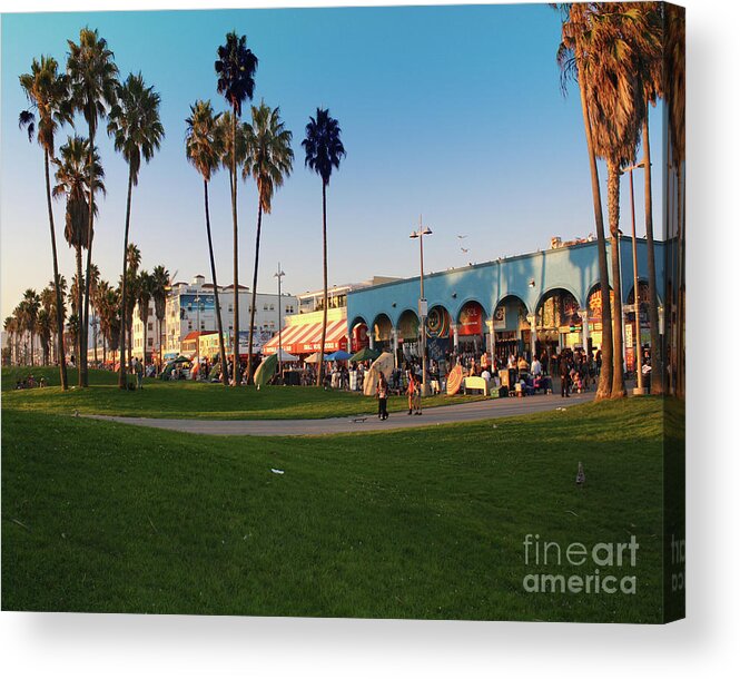 Venice Beach Acrylic Print featuring the photograph Venice Beach by Kelly Holm