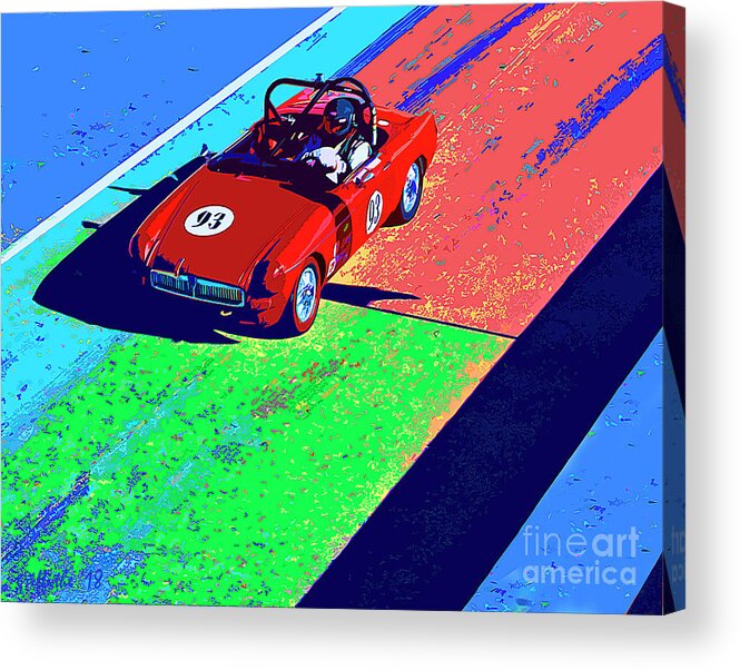 Mg Acrylic Print featuring the photograph Vintage Abstract by Tom Griffithe