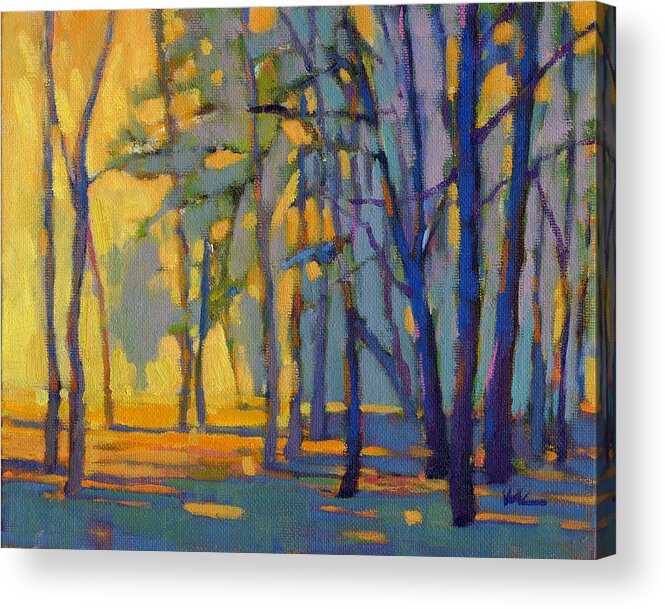  Acrylic Print featuring the painting Walk in the Woods 3 by Konnie Kim