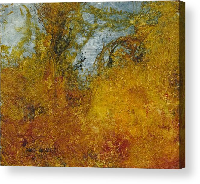 Warm Earth Acrylic Print featuring the painting Warm Earth 66 by David Ladmore