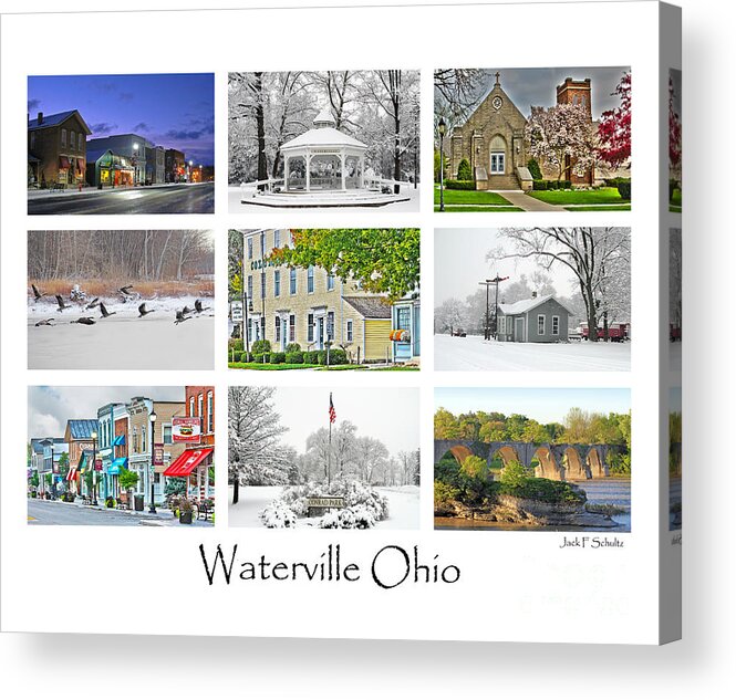 Waterviile Ohio Collection Acrylic Print featuring the photograph Waterville Ohio by Jack Schultz