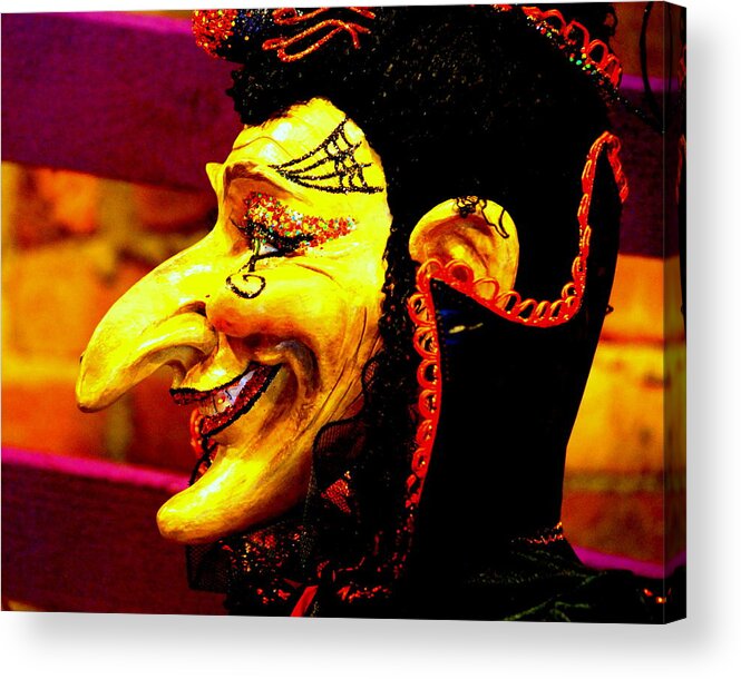 Witch Acrylic Print featuring the photograph Witch Profile by Larry Ward