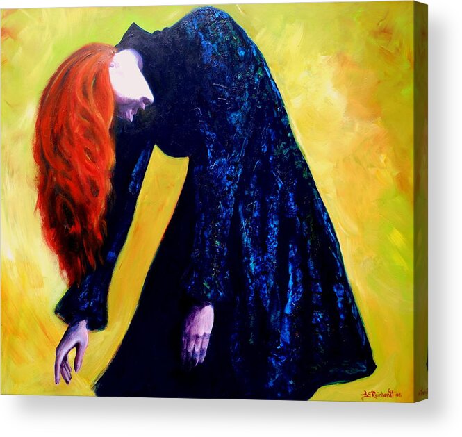Acrylic Acrylic Print featuring the painting Wound Down by Jason Reinhardt