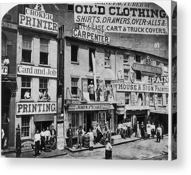 1880-1889 Acrylic Print featuring the photograph New York City, New York #1 by Fotosearch