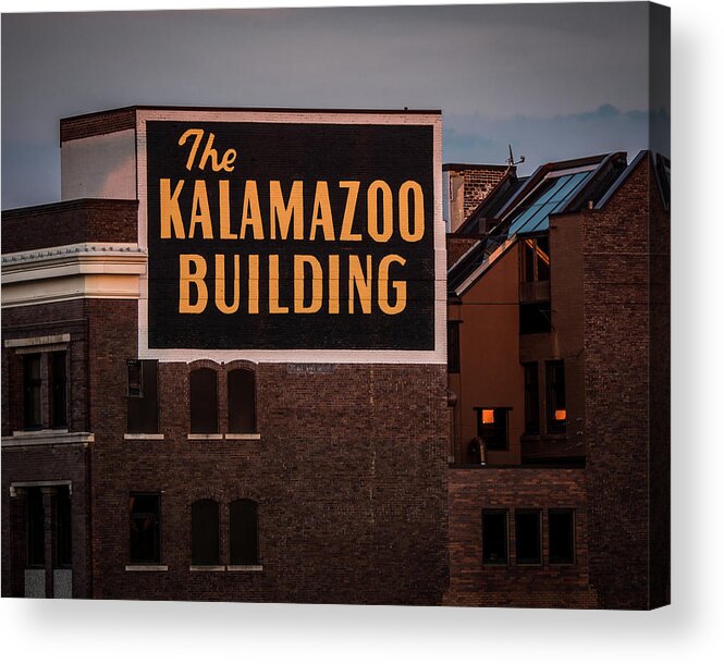 Iconic Acrylic Print featuring the photograph The Kalamazoo Building #1 by William Christiansen