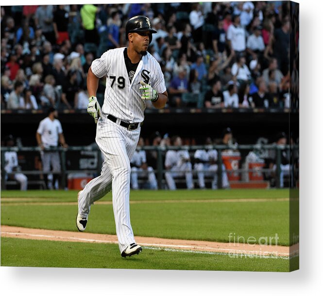 People Acrylic Print featuring the photograph Kansas City Royals V Chicago White Sox by David Banks