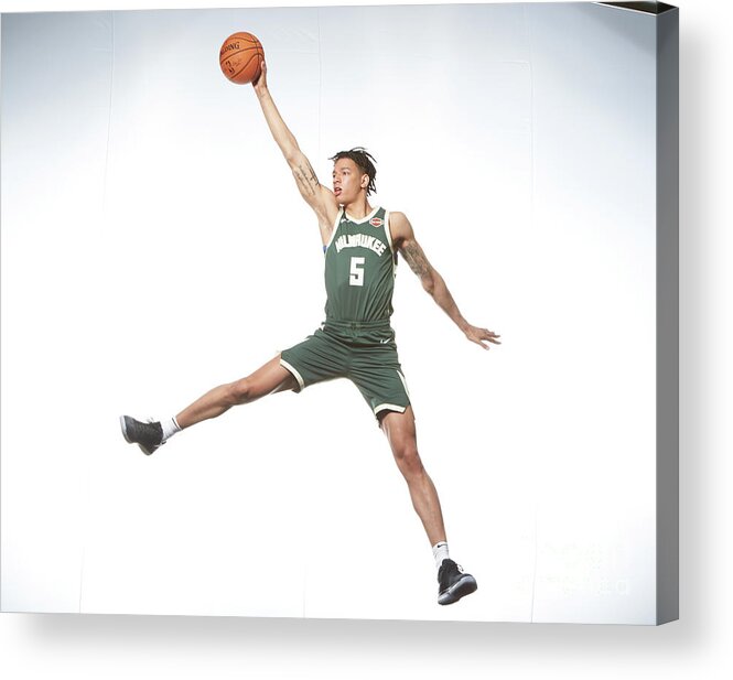 Nba Pro Basketball Acrylic Print featuring the photograph Rookie Photo Shoot 2017 by Nathaniel S. Butler