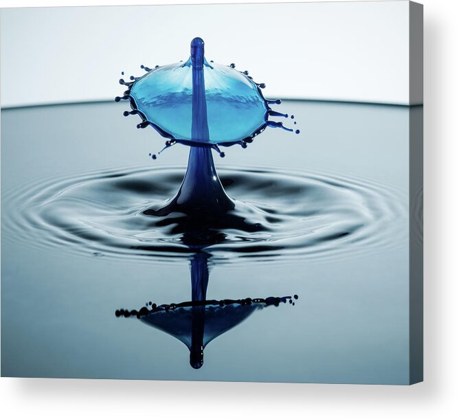 Splash Acrylic Print featuring the photograph Water Drop #5 by Nicole Young