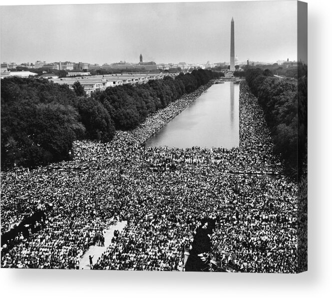 1963 Acrylic Print featuring the photograph March On Washington For Jobs #6 by Science Source