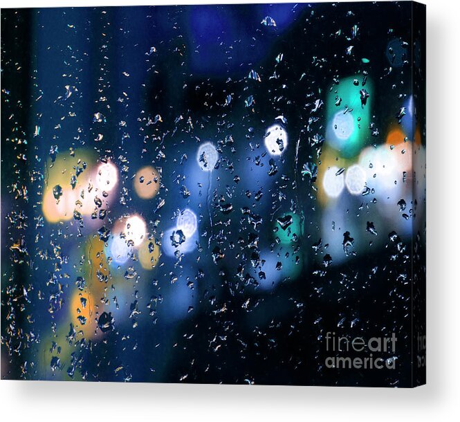 Nag005520 Acrylic Print featuring the photograph A Night Full of Rain by Edmund Nagele FRPS