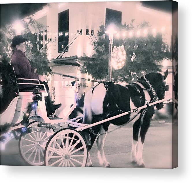 Carriage Acrylic Print featuring the photograph All Aboard by Debra Grace Addison