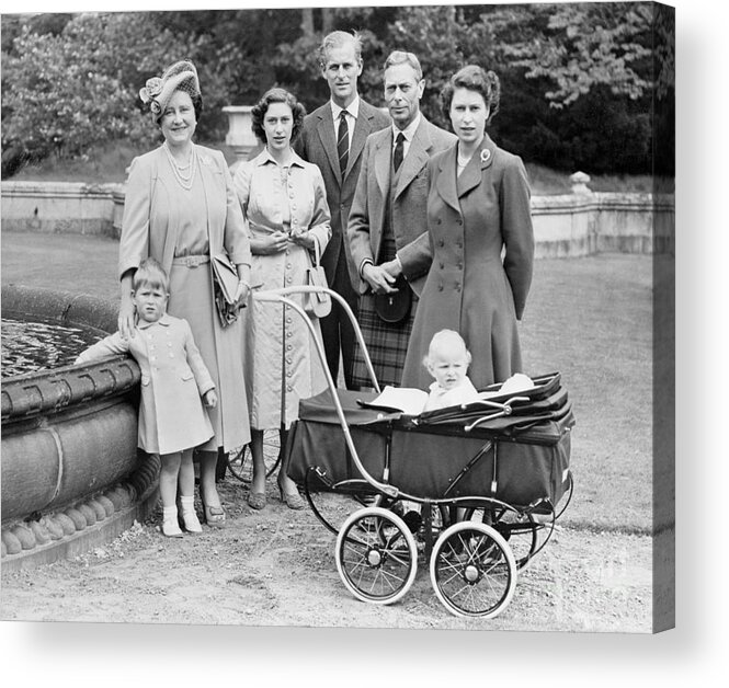 People Acrylic Print featuring the photograph Balmorals Royal Couple by Bettmann