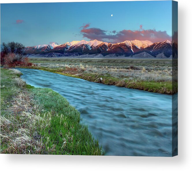 Idaho Scenics Acrylic Print featuring the photograph Birch Creek by Leland D Howard