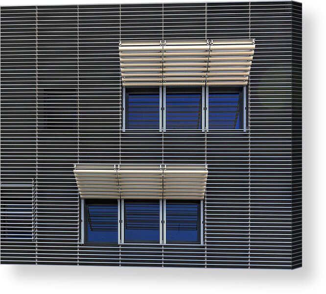Antwerp Acrylic Print featuring the photograph Blue Twins by Jef Van Den Houte