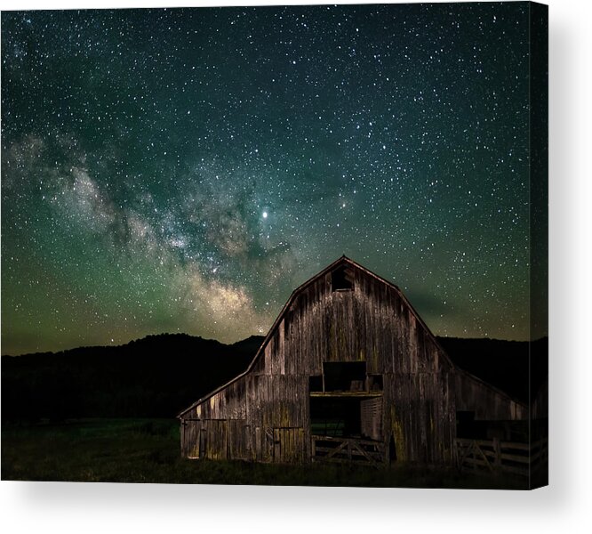 Boxley Valley Acrylic Print featuring the photograph Boxley Barn by James Barber