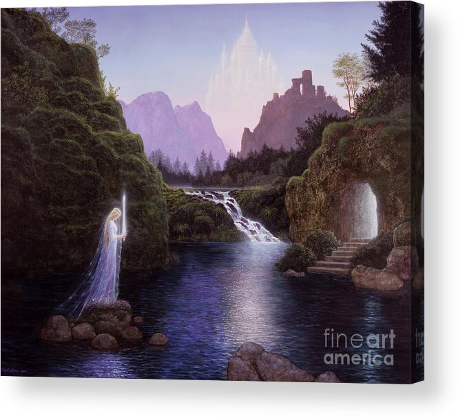 Camelot Acrylic Print featuring the painting Camelot by Gilbert Williams