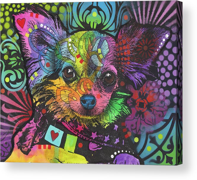 Chi Chi Acrylic Print featuring the mixed media Chi Chi by Dean Russo
