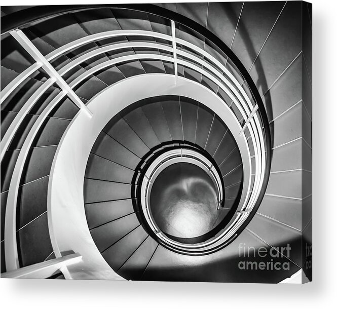 Stairway Acrylic Print featuring the photograph Circular stairway by Lyl Dil Creations