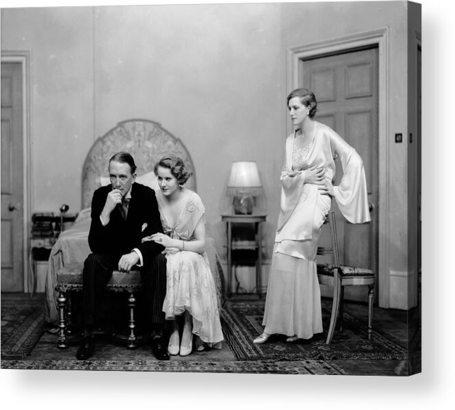 People Acrylic Print featuring the photograph Gladys Cooper by Sasha