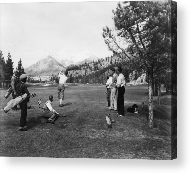 Scenics Acrylic Print featuring the photograph Golf In Canada by Fox Photos