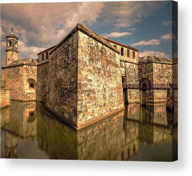 Fortress Acrylic Print featuring the photograph Havana Fortress by Laura Hedien