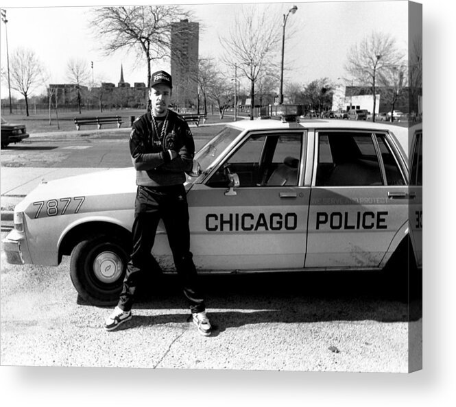 Artist Acrylic Print featuring the photograph Ice-t In Chicago by Raymond Boyd