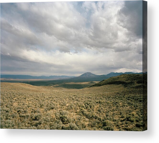 Scenics Acrylic Print featuring the photograph Idaho Desert, Landscape Of Desert With by Matthias Clamer