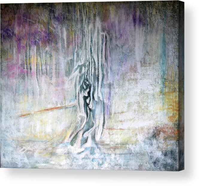 Abstract Acrylic Print featuring the painting Iluminated Illusions by Toni Willey