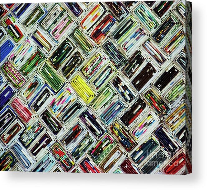 Abstract Acrylic Print featuring the photograph In The Fold Too by Julie Rauscher