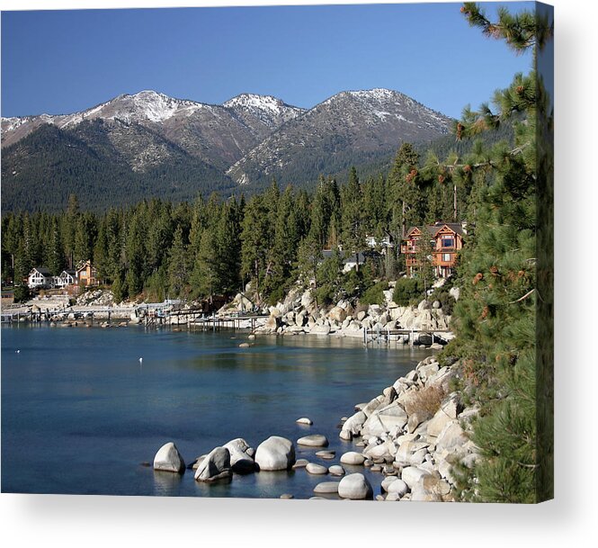European Alps Acrylic Print featuring the photograph Lake Tahoe by Iceninephoto