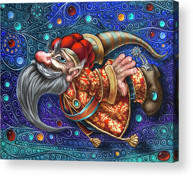Painting Acrylic Print featuring the painting Magic Flight#1 by Victor Molev