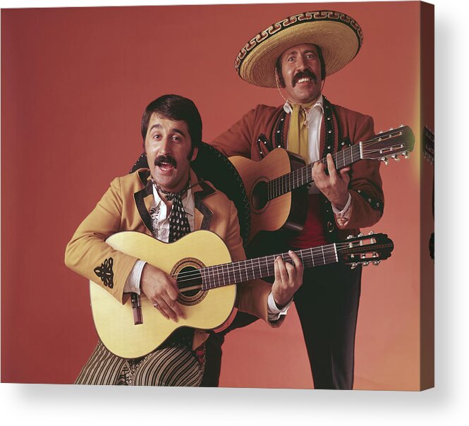 People Acrylic Print featuring the photograph Mariachi Serenade by Tom Kelley Archive
