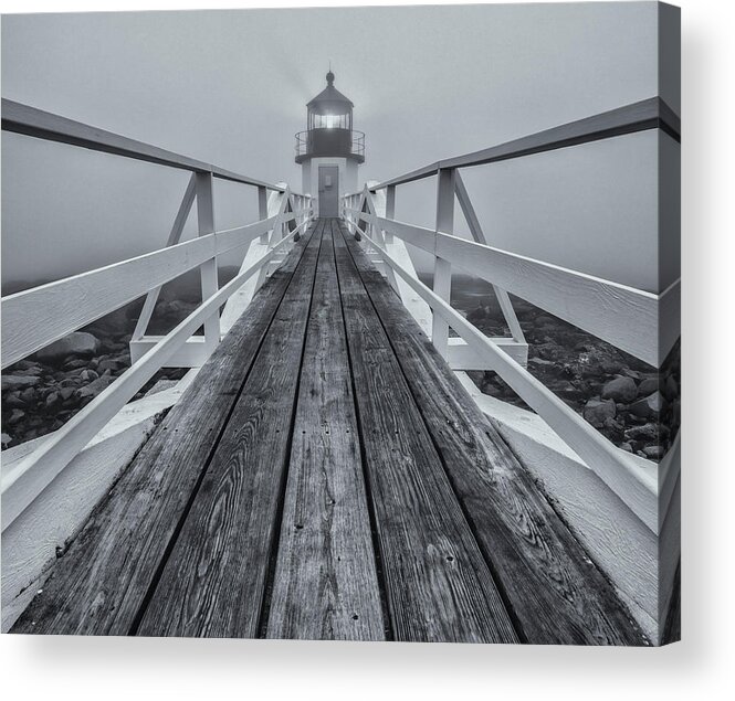 Marshall Point Light Acrylic Print featuring the photograph Marshall Point Lighthouse by Rob Davies
