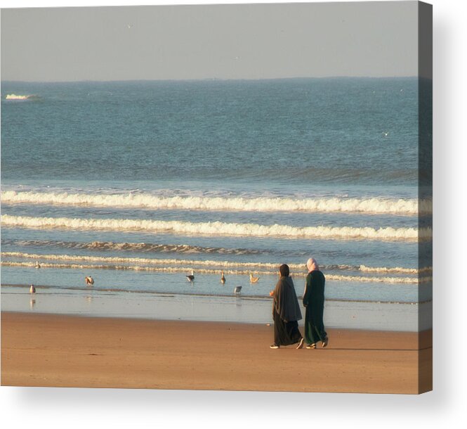 Djellaba Acrylic Print featuring the photograph Morning Walk by Jessica Levant