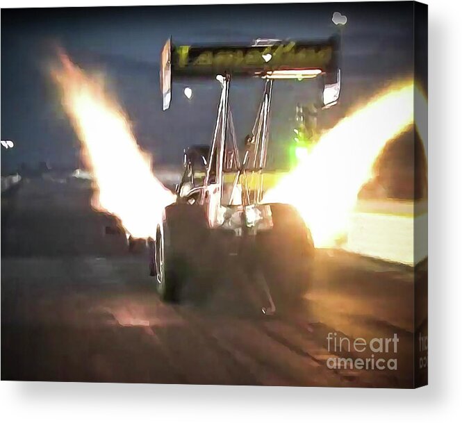 Top Fuel Acrylic Print featuring the photograph Nitro Beast by Billy Knight