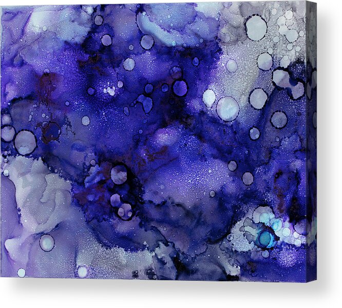 Space Acrylic Print featuring the painting Odyssey by Tamara Nelson