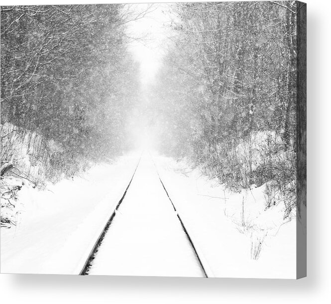 Hartville Acrylic Print featuring the photograph Ohio Winter Whiteout 2 by Matt Hammerstein