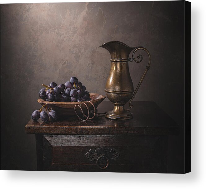 Grapes Acrylic Print featuring the photograph Old Style by Margareth Perfoncio